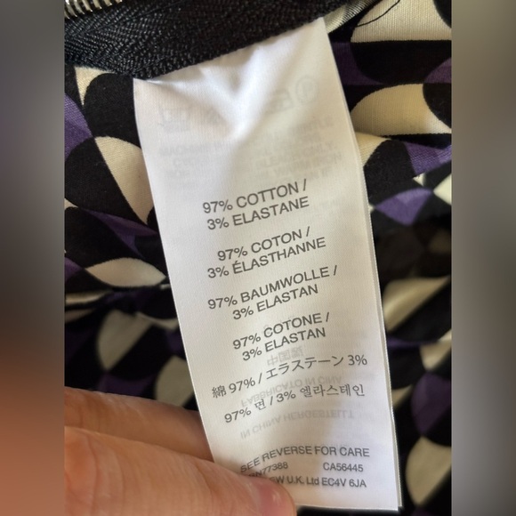 J Crew Jet Set Geo Shift Career 3/4 Sleeve Dress - Picture 9 of 10